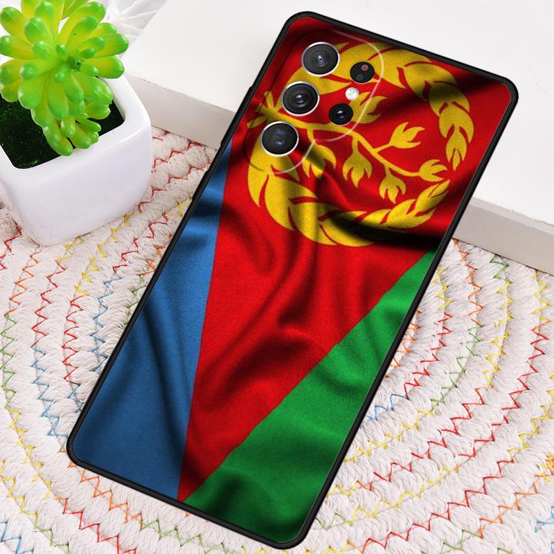 Чехол для телефона с узором флага Эритреи для Samsung Galaxy note 10 pro S26 Ultra S23 S24 FE S25 S21 S22 PLUS противоударный