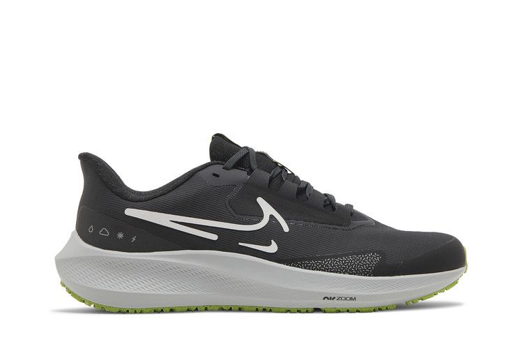 Мужские кроссовки Nike Air Zoom Pegasus 39 Shield Черный Темно-дымчато-серый Вольт Черный/Белый/Темно-дымчато-серый/Вольт