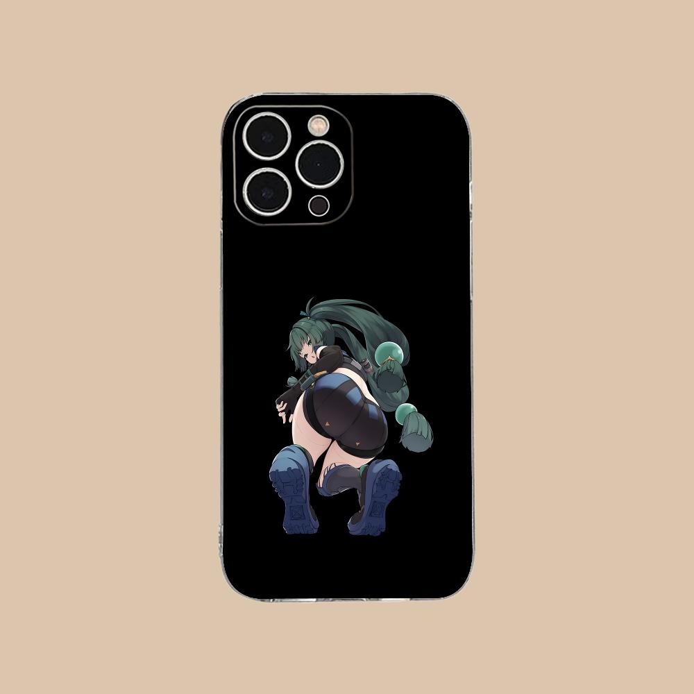 Чехол для телефона Zenless Zone Zero QingYi для iPhone 17 16 15 14 13 12 11 X XR XS Air Pro Max Plus Mini Прозрачный Цветной Чехол Роскошный