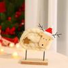 Christmas Wool Felt Ornaments Santa Claus Reindeer Snowman for Xmas Tree Tabletop Window Display Kids Gift Set