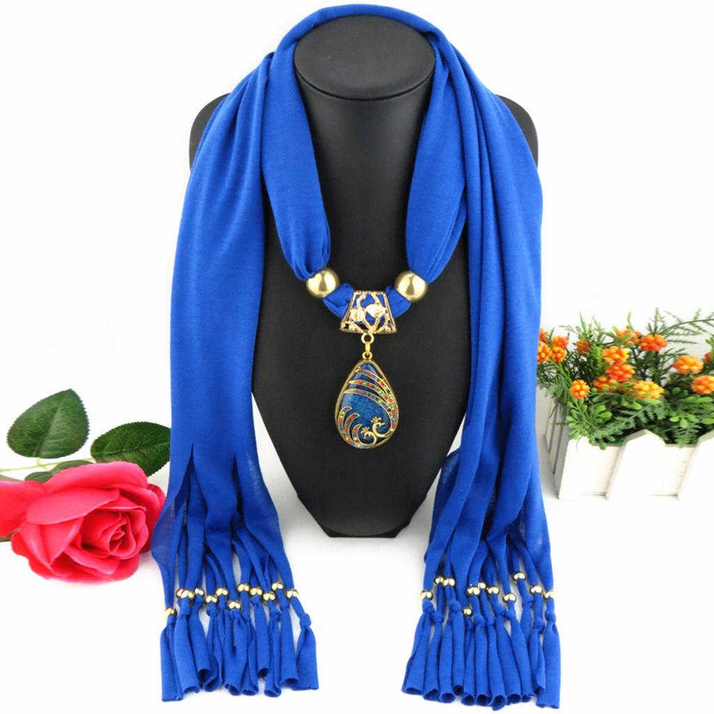 Gorgeous Beads, Circular Ring Scarf, Women's Scarf Accessories, Necklace, Ethnic Style Scarf