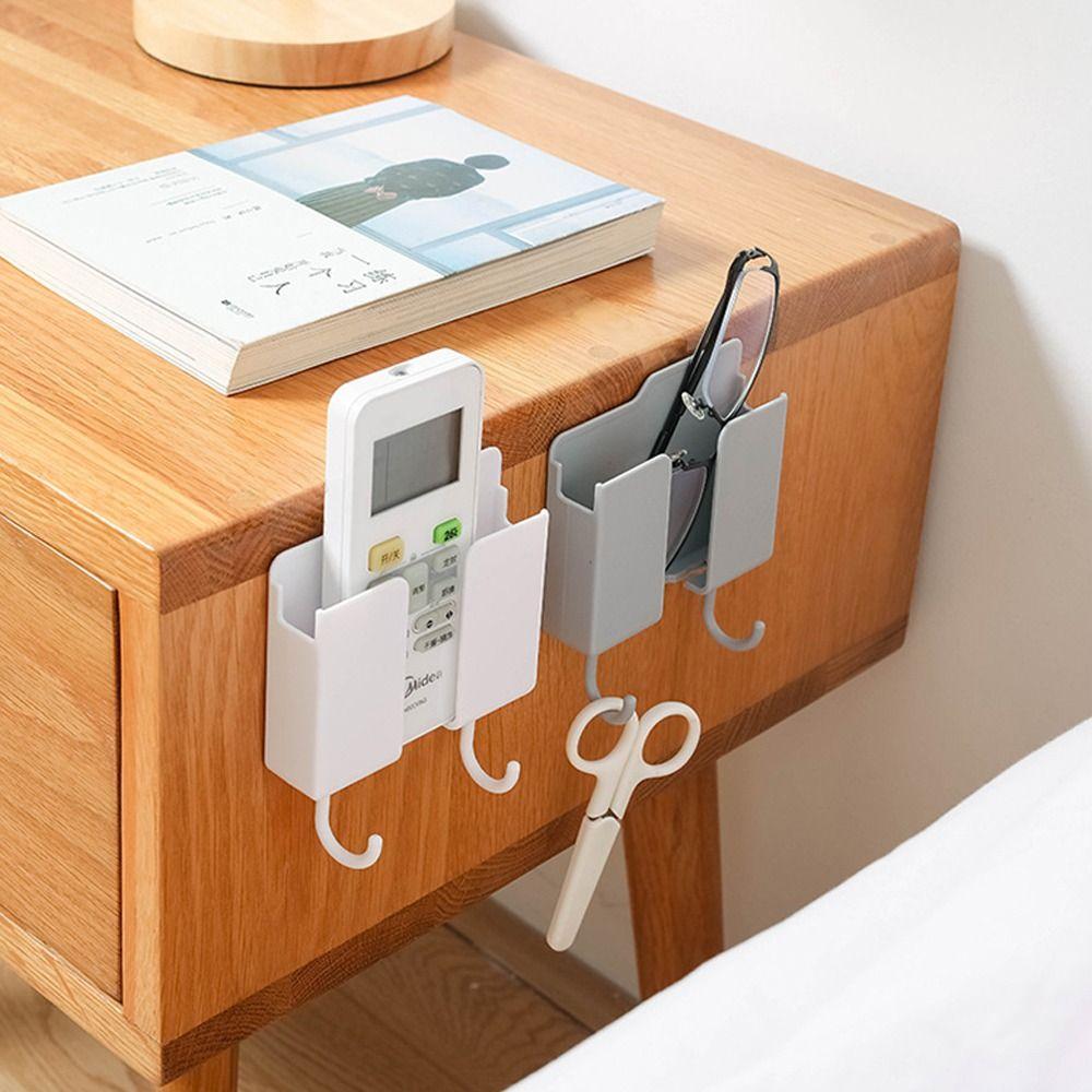 Настенный держатель для пульта дистанционного управления, перфорированный ящик для хранения телефона, дом