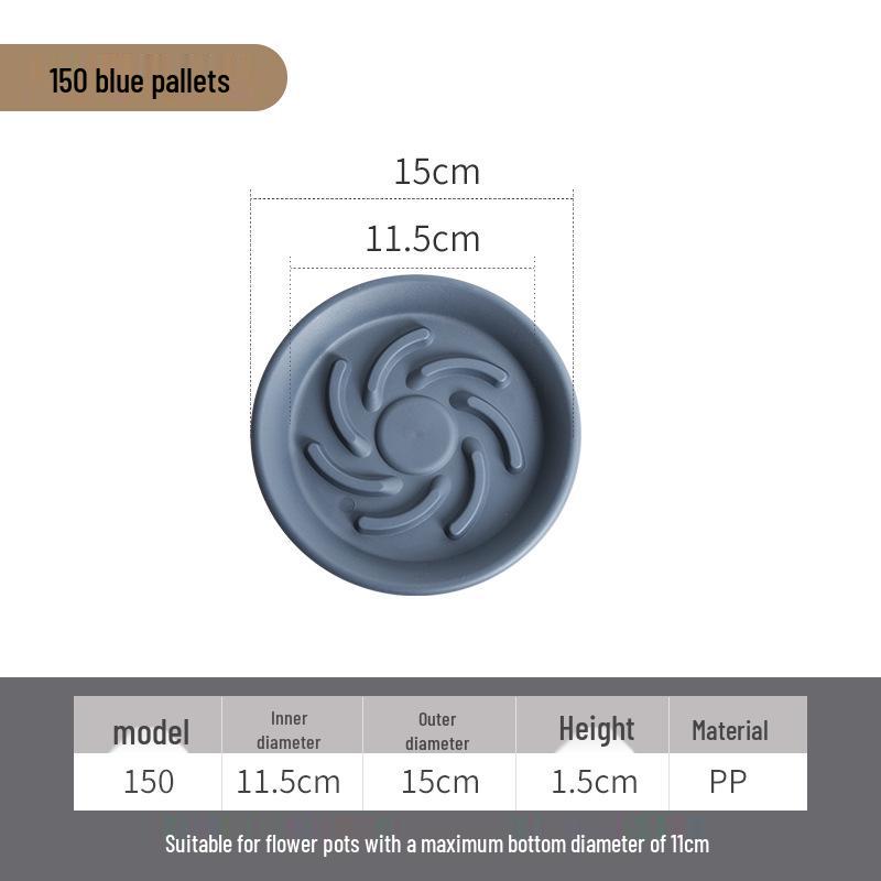 Round Permeable Water Collection Tray - Anti-Suffocation Root Rot Mat for Flower Pots