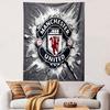 "Manchester United Emblem Tapestry" Patterned Tapestry Home Decor, Suitable for Bedroom and Living Room, Gift