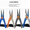 Рыболовные снасти, портативные плоскогубцы для приманок, многофункциональные ножницы из алюминиевого сплава, экстракторы крючков, рыболовное оборудование, рыболовные инструменты