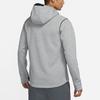 Nike Мужская кофта-кардиган с капюшоном Nike Pro Therma-FIT, на молнии по всей длине, вязаная, для тренировок, серая, DD1879-068