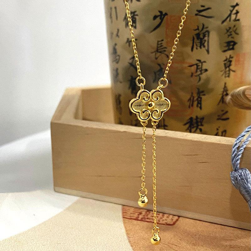Ожерелье с кисточками Xiangyun, элегантное и изящное, новое китайское легкое роскошное, высококачественное и длинное декоративное ожерелье