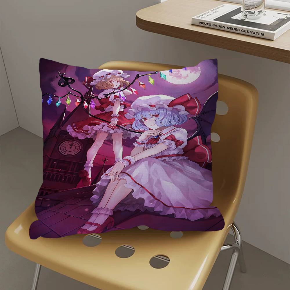 Аниме Т-Проект Touhou Наволочка Дизайн Чехол для Подушки Декор Праздничный Декорати