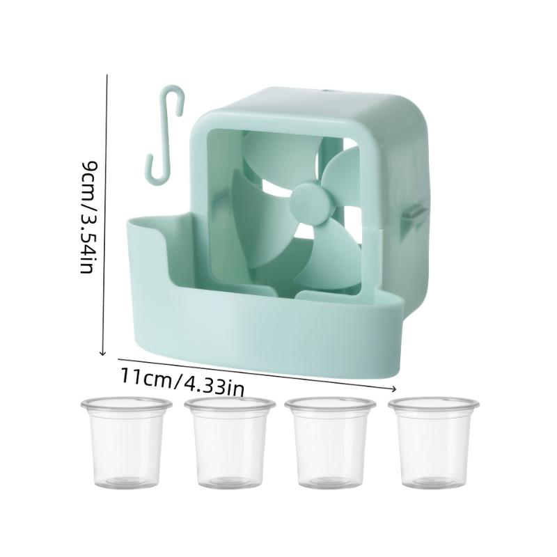 Электрический вентилятор охлаждающий ящик для хранения ящик для хранения льда быстрое охлаждение портативный бытовой с подвесным крючком для электрических вентиляторов держатели для льда