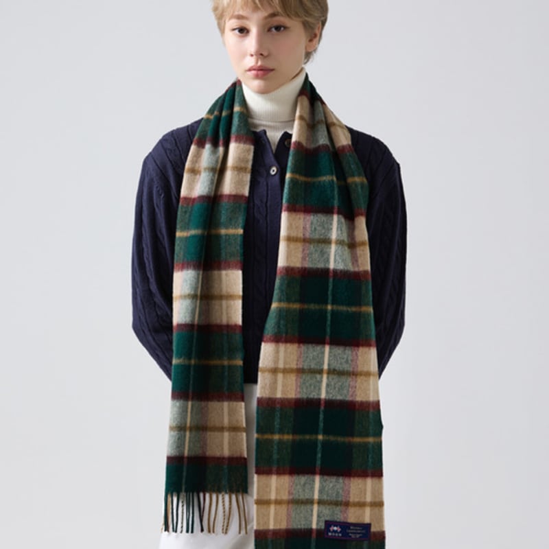 ABRAHAM MOON Шарф из мериносовой шерсти 25 см - Бутылка Винчестер