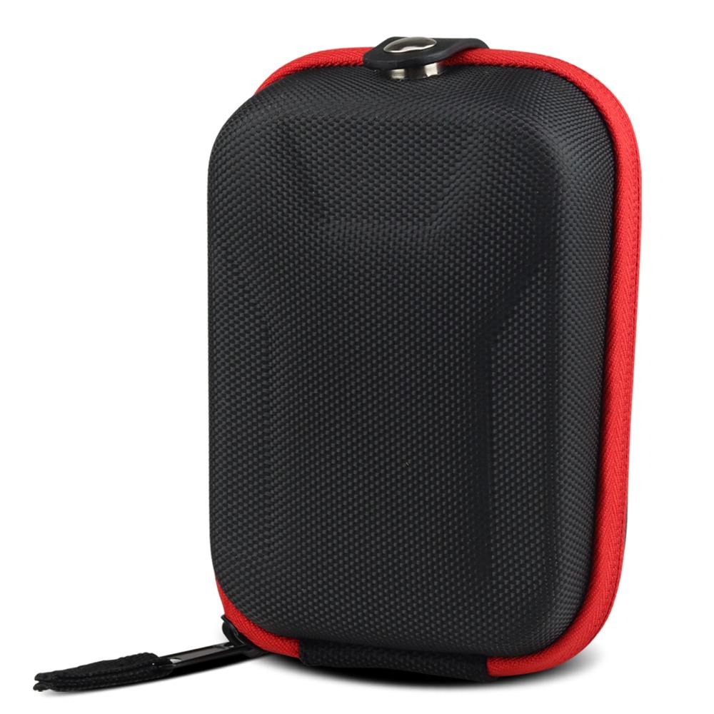 Premium Shockproof Golf Rangefinder Case Carabiner Compact Range Finder Bag EVA Hard Cover Durable Carrying Storage Case Outdoor