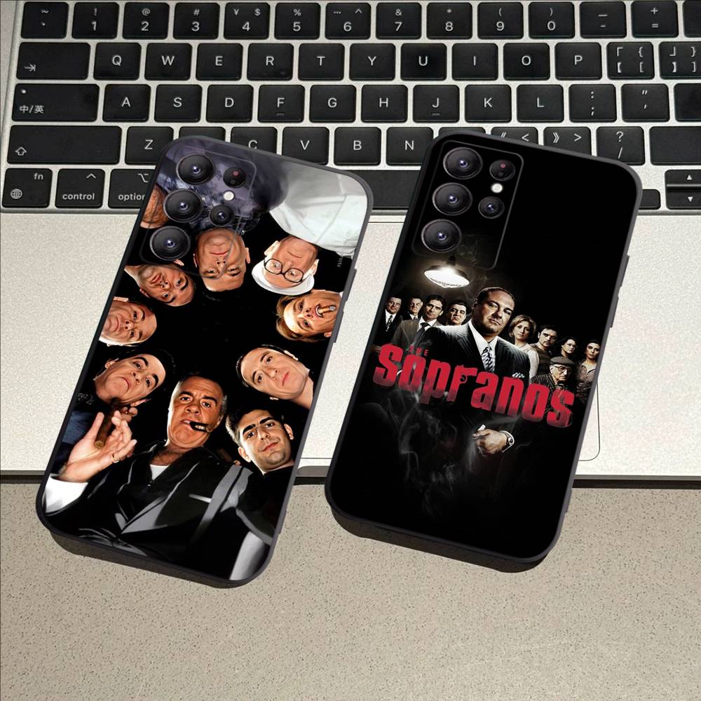 Чехол S-Sopranos Tony для Samsung Galaxy Case S25 S23 S22 S21 S30 S20 S10 Ultra Plus FE Мягкий чехол из ТПУ