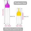 10 шт. Бутылочки для писателя с дозатором 30 мл/60 мл Пластиковые бутылочки для глазури Маленькая бутылочка с легким нажатием 1 и 2 унции Для украшения тортов и печенья, пищевые красители, еда