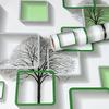 1 Roll of Self-adhesive Wallpaper, Three-dimensional Tree-shaped Self-adhesive Contact Paper, Kitchen and Living Room Wallpaper