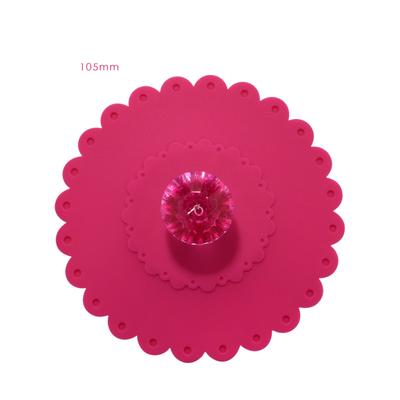 Силиконовая крышка для чашки, пылезащитная стеклянная крышка для напитка, кофейная кружка, уплотнительная крышка на присоске