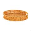 Imitation Rattan Bread Basket Serving Fruit Bowl Tray for Countertops