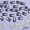 YMZP2 4pcs Car Steering Wheel Hub Caps Center M Emblem Badge Sticker DIY Sticker for Bmw M Power E90 E91 F02 E60 F10 F15 F30 M3 M5 E64