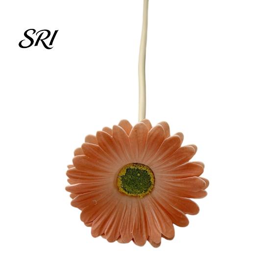Realistic Artificial Flowers Gerbera with Bendable Stems Fake Silk African Flower Lifelike Boho Faux Wildflower for Wedding Bridal Party Home Kitchen