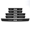 FJN1 Наклейки на порог двери багажника автомобиля с логотипом Jeep Commander Wrangler Grand Cherokee Compass Renegade JK Patriot Декор