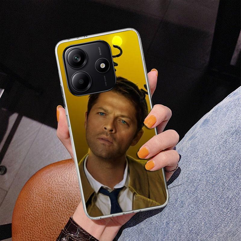 Angel Castiel Supernatural Phone Case For Xiaomi Redmi Note 15 14 13 12S 12 11 Pro Plus 14S 11S 11E 10 10S 11T 5G Personalized C