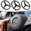 ABS 52мм 57мм Значок Логотипа Руля Автомобиля Для Mercedes Benz Серии C E S CLA CLS W212 W205 W204 Эмблема Стайлинг Аксессуары