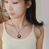 modernlike 14k gold-filled silver round one-touch earrings