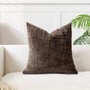 Chenille Throw Pillow Cover Boho Cushion Cover with Hidden Zipper Textured