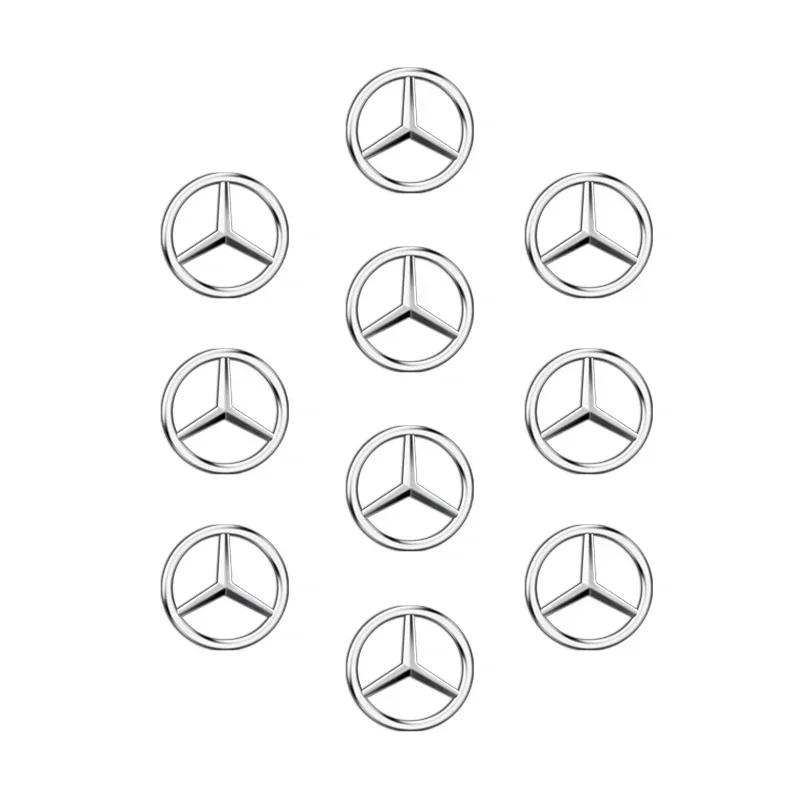 SFL1 13mm Car Remote Key Sticker Emblem Decal For Mercedes Benz AMG W211 W212 W166 W167 W117 W247 W176 W204 W203 W205 W140 X253 W210