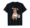Lazy Bunny Funny Sloth With Easter Rabbit Ears So Eggcited T-Shirt