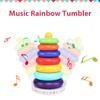 Stacking Music Children's Educational Rainbow Tower Ring 0-1 Year Old Infant Early Education Six Seven Eight Nine Months 10 Baby Toys