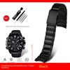 Для Casio металлическая стальная ремешок EQB-500/EQB-501/EQB-800 EQB-800BL Сплошной изогнутый конец Ремешок для часов 22 мм мужские аксессуары для ремешка часов