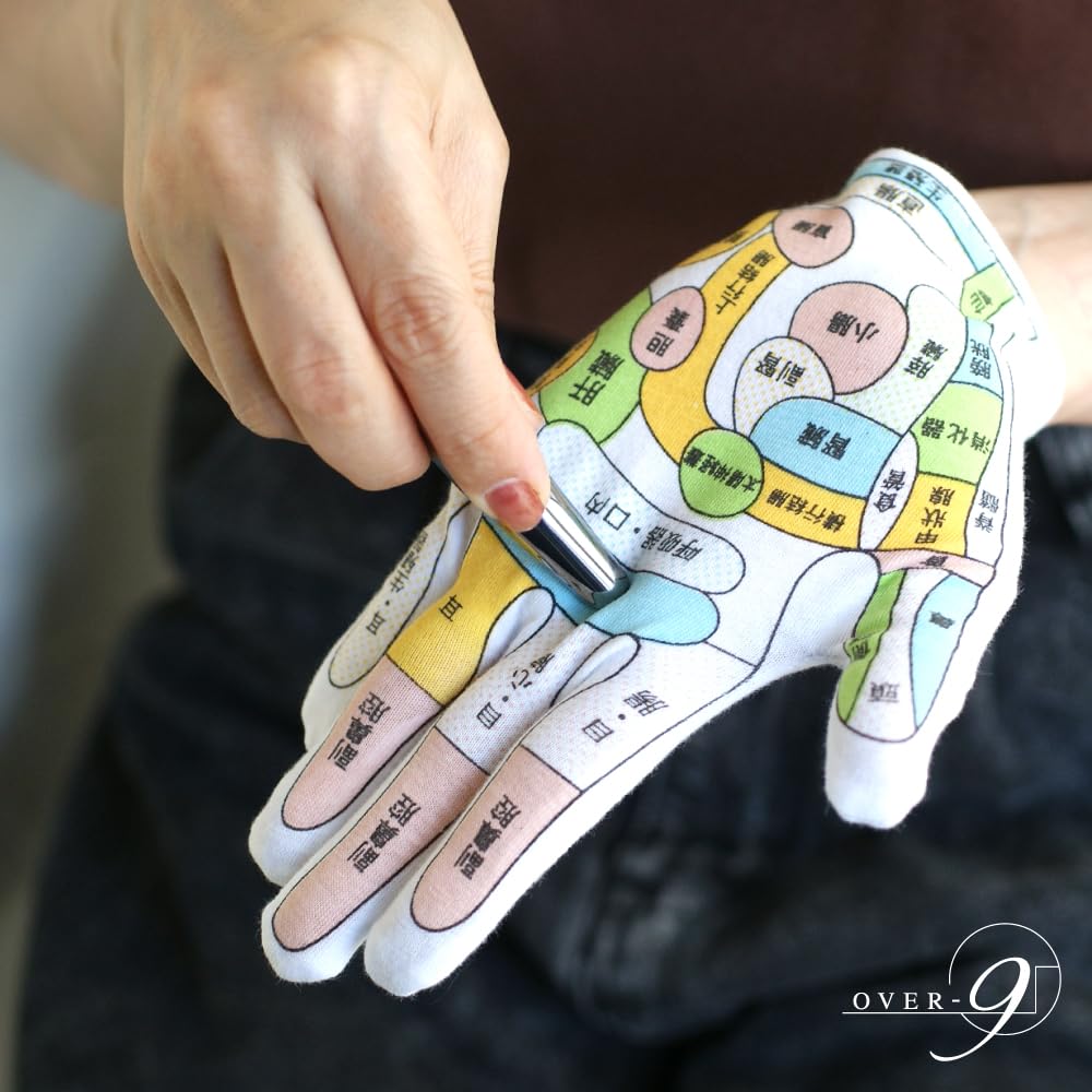 Genuine, High-Purity Terahertz Stone Massage Stick with Glove for Acupressure, 60mm