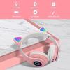 Casque Bluetooth - Sendowtek - B39 - Pliable - Micro intégré - Rose pour Enfants