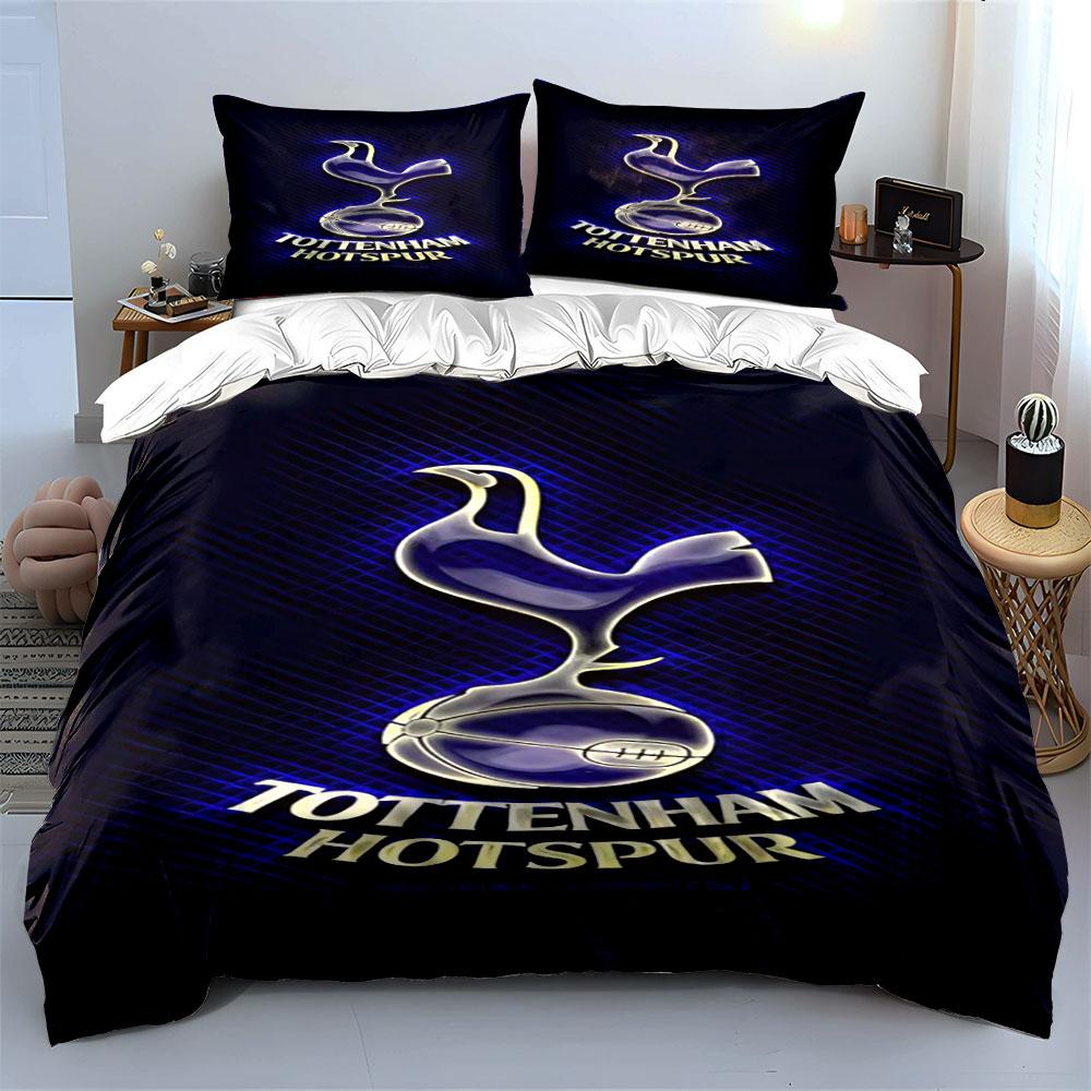 Silver cockerel, football emblem. Bedding sets Duvet cover sets Duvet covers Pillowcases(1 * Duvet Cover 2 * Pillowcases without duvet insert)