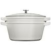 Staub Cocotte Campagne большой литой эмалированный горшок-гриль IH совместимый японский продукт с серийным номером "Stackable 24cm" [Авторизованный номер] 40508-385