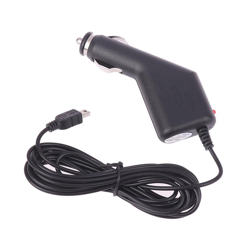 1 шт. DC 5 В 1,5 А мини-USB автомобильный адаптер зарядное устройство шнур питания для автомобильного видеорегистратора Gps инструмент
