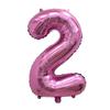 Pink Aluminum Film Balloon 32inch Inflatable Gifts Number Balloons  Theme Birthday Party