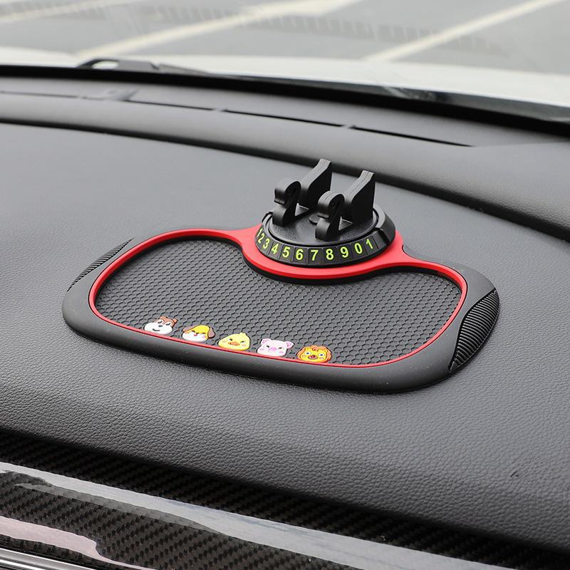 Автомобильный противоскользящий коврик и держатель для навигатора со скрытым номером