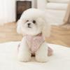 Warm Plush Pet Hooded Jacket Winter Autumn Coat Cute Lovely Dog Dress Princess Dog Clothes For Small Dog