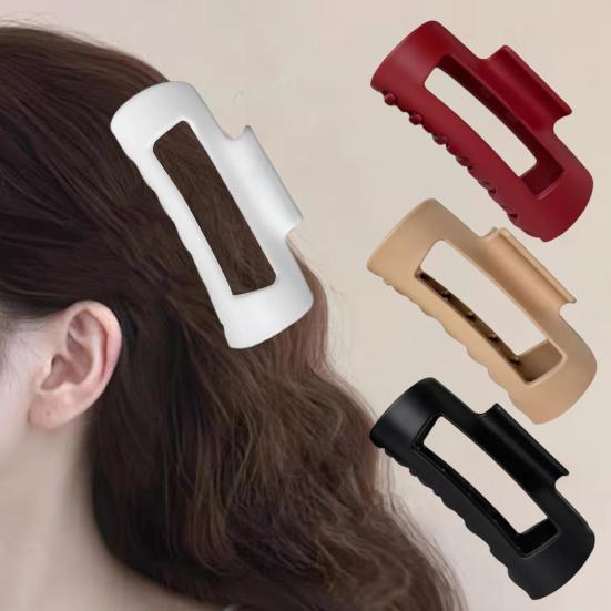 1/2/4 шт. Женский зажим для волос, гибкий, легкий, квадратный, матовый, многофункциональный инструмент для укладки