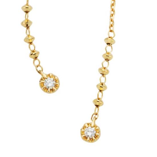 Серьги Vendome Aoyama K18 Желтое Золото AGVA1055 DI Бриллиант Champagne Cocktail [Официальные]