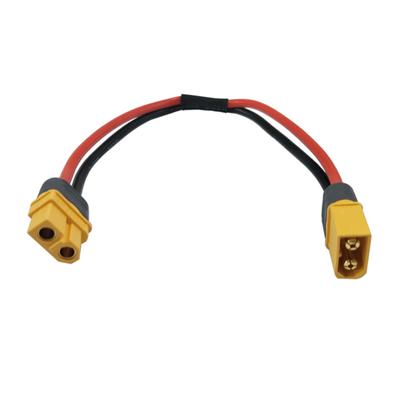XT60 разъем кабеля "папа-мама" XT-60 штекерный провод 14AWG силиконовый провод для RC Lipo аккумулятора FPV-дронов 30 см/11,8 дюйма