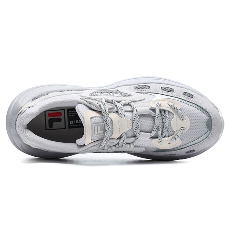 Fila Женские ретро-кеды на каждый день Белые Черные F12W221118FWA