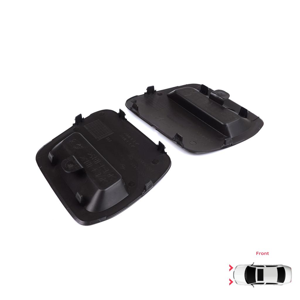 ESP1195 Front Bumper Tow Bar Hook Eye Cover Set Black for Renault Dacia Duster MK2 HM 2017-2023 511804555R