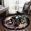 1pc Office Carpet Chair Mats Magical Celestial Cat Garden Perfect for Decorating Office Chairss, Or Bedrooms.YDT474