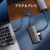 UGREEN USB C Хаб 10 Гбит/с 4-портовое расширение Адаптер-конвертер USB C в USB 2 и 2 Многопортовый хаб для MacBook iPad Идеально для работы из дома и