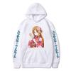 Аниме Sword Art Online Одежда Юки Асуна Принт С Капюшоном Для Мужчин И Женщин Большие Толстовки Повседневная Уличная Одежда Harajuku Унисекс Толстовка