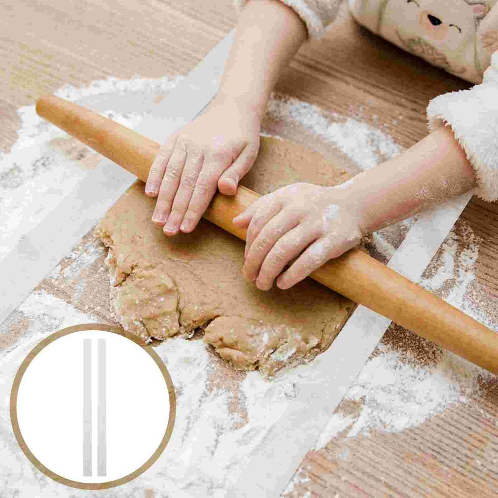 2 шт. скалка для печенья балансировка жевательных конфет направляющая линейка акриловые инструменты для выпечки