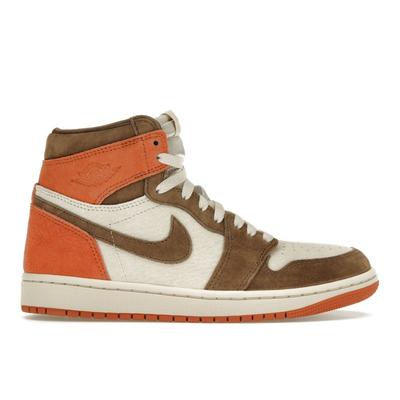 Женские кроссовки Air 1 Retro High OG Dusted Clay Brown Cacao-Wow Sanddrift FQ2941-200