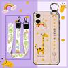 Милый противоударный чехол для телефона для Samsung Galaxy A06/SM-A065F/M с браслетом-кольцом, модный дизайн, водонепроницаемый, прочный, противоударный